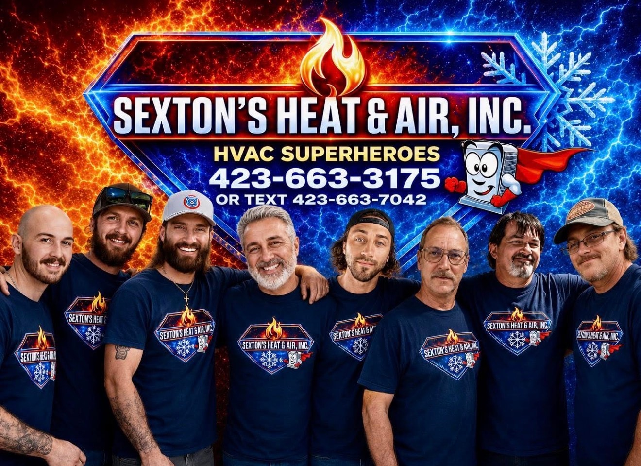 Sexton's Heat and Air team at work